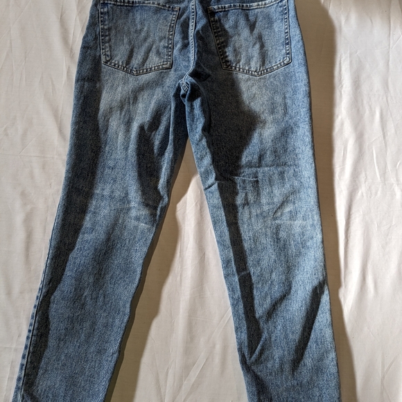 Aeropostale women's size 4 curvy mom denim blue jeans - Picture 6 of 6